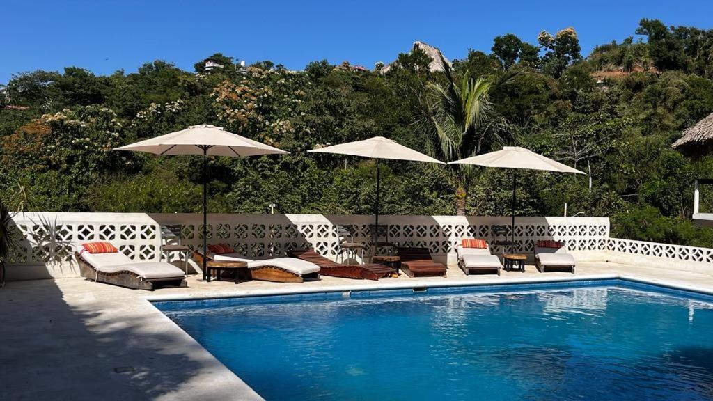 Cabanas Sicaru Mazunte Buitenkant foto